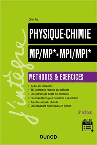 Physique-Chimie Méthodes et exercices MP/MP*-MPI/MPI* - 3e éd._cover