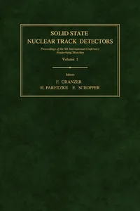 Solid State Nuclear Track Detectors_cover
