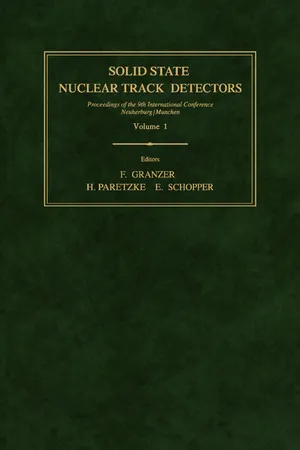 Solid State Nuclear Track Detectors