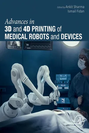 Advances in 3D and 4D Printing of Medical Robots and Devices