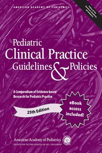 Pediatric Clinical Practice Guidelines & Policies_cover