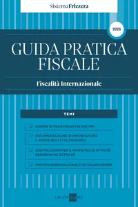 Sistema Frizzera GUIDA PRATICA FISCALE - Fiscalità Internazionale 2025_cover