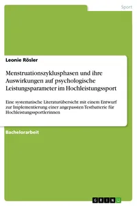 Menstruationszyklusphasen und ihre Auswirkungen auf psychologische Leistungsparameter im Hochleistungssport_cover