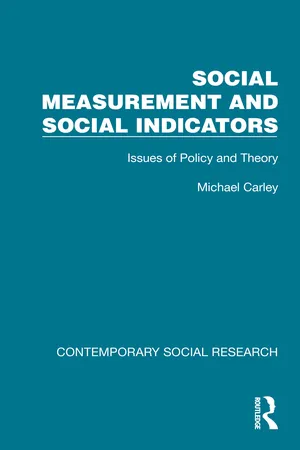 Social Measurement and Social Indicators
