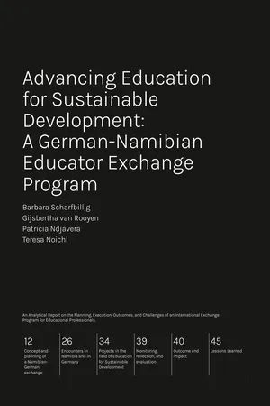 Advancing Education for Sustainable Development