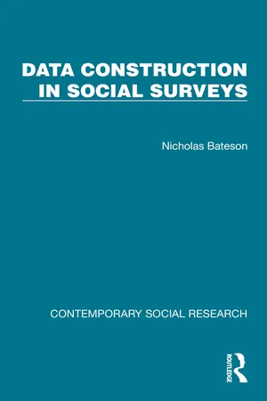 Data Construction in Social Surveys