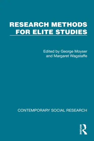 Research Methods for Elite Studies