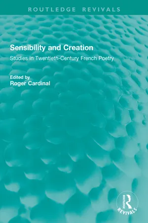 Sensibility and Creation