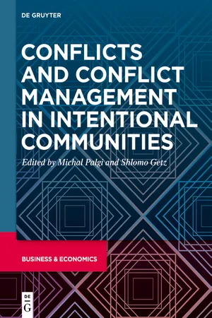 Conflicts and Conflict Management in Intentional Communities