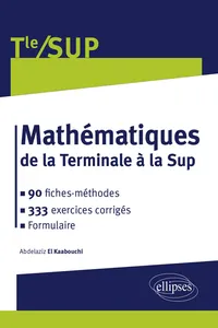 Mathématiques Tle à la Sup_cover