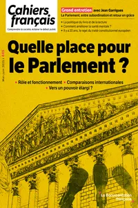 Quelle place pour le Parlement ? - N° 445