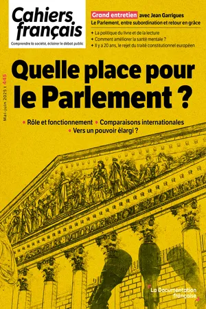 Quelle place pour le Parlement ? - N° 445