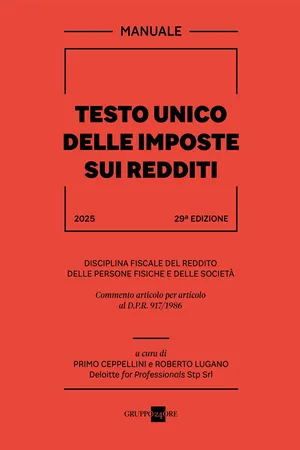 Manuale Testo Unico delle Imposte sui Redditi 2025