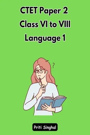 CTET Paper 2 Class VI to VIII Language 1