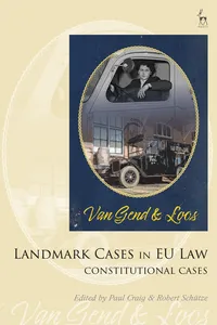 Landmark Cases in EU Law, Volume 1_cover