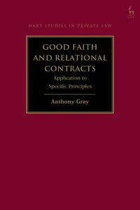 Good Faith and Relational Contracts, Volume 2_cover