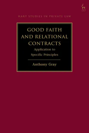 Good Faith and Relational Contracts, Volume 2