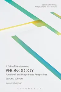 A Critical Introduction to Phonology_cover