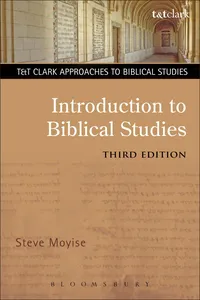 Introduction to Biblical Studies_cover