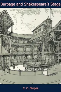 Burbage and Shakespeare's Stage_cover