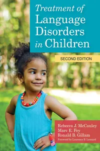 Treatment of Language Disorders in Children_cover