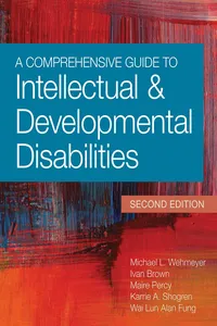 A Comprehensive Guide to Intellectual and Developmental Disabilities_cover