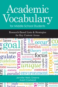 Academic Vocabulary for Middle School Students_cover