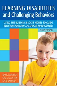 Learning Disabilities and Challenging Behaviors_cover