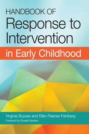 Handbook of Response to Intervention in Early Childhood