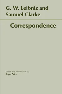 Leibniz and Clarke: Correspondence_cover