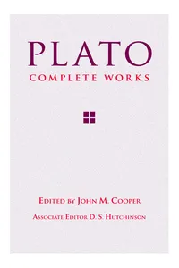 Plato: Complete Works_cover
