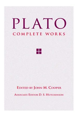 Plato: Complete Works