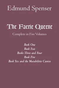 The Faerie Queene: Complete in Five Volumes_cover