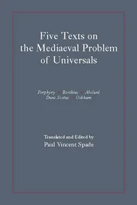 Five Texts on the Mediaeval Problem of Universals_cover