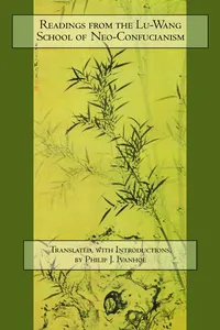 Readings from the Lu-Wang School of Neo-Confucianism_cover