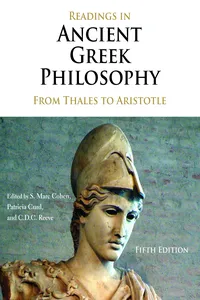 Readings in Ancient Greek Philosophy_cover