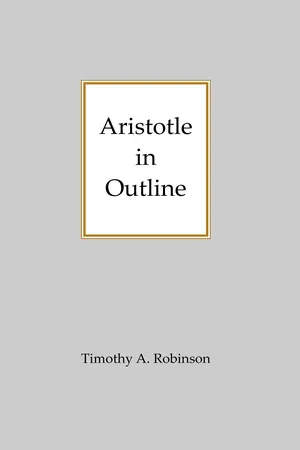 Aristotle In Outline