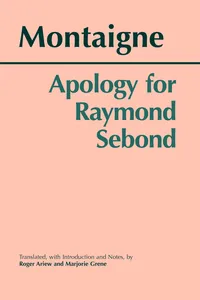 Apology for Raymond Sebond_cover