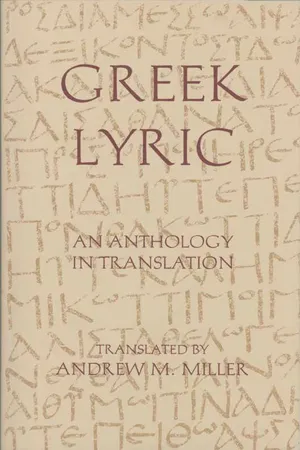 Greek Lyric