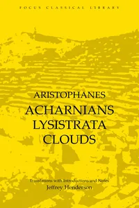 Acharnians, Lysistrata, Clouds_cover