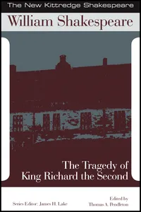 The Tragedy of King Richard the Second_cover