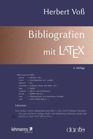 Bibliografien mit LaTeX