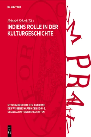 Indiens Rolle in der Kulturgeschichte