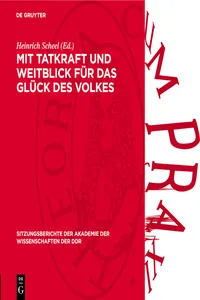 Mit Tatkraft und Weitblick für das Glück des Volkes_cover