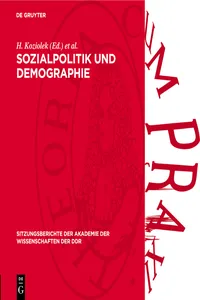 Sozialpolitik und Demographie_cover