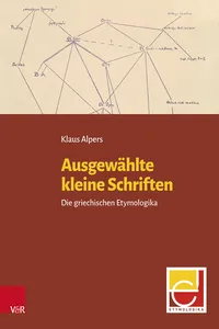 Ausgewählte kleine Schriften_cover
