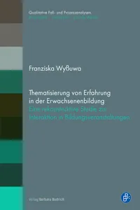 Thematisierung von Erfahrung in der Erwachsenenbildung_cover