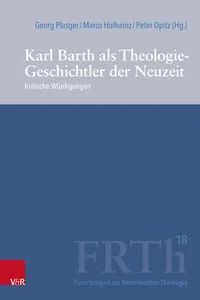 Karl Barth als Theologie-Geschichtler der Neuzeit_cover