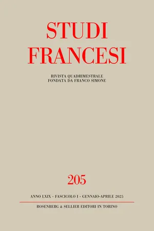 Studi Francesi 205