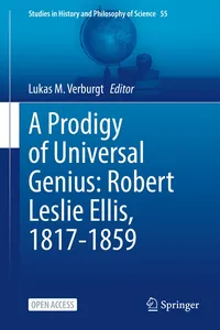 A Prodigy of Universal Genius: Robert Leslie Ellis, 1817-1859_cover